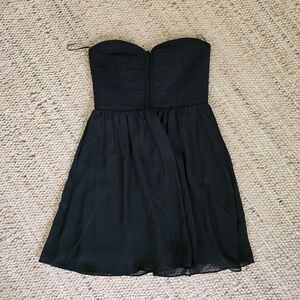 Black Strapless Dress